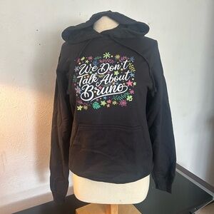 Disney Black Hoodie with White Logo